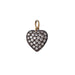 AENEA CHARM Collection Heart Platinum / Yellow Gold or Rose Gold with White Diamonds  BACKSIDE
