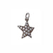 AENEA CHARM COLLECTION Pendant Star Platinum with White Diamonds Backside