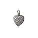 AENEA CHARM Collection Heart Platinum / Yellow Gold or Rose Gold with White Diamonds 