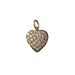 AENEA CHARM Collection Heart Platinum / Yellow Gold or Rose Gold with White Diamonds 