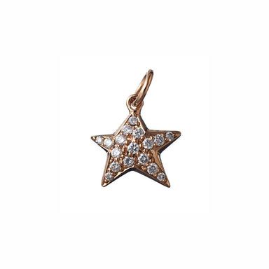 AENEA CHARM COLLECTION Pendant Star Rose Gold with White Diamonds