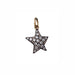 AENEA CHARM COLLECTION Pendant Star Yellow Gold with White Diamonds BACKSIDE
