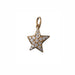 AENEA CHARM COLLECTION Pendant Star Yellow Gold with White Diamonds