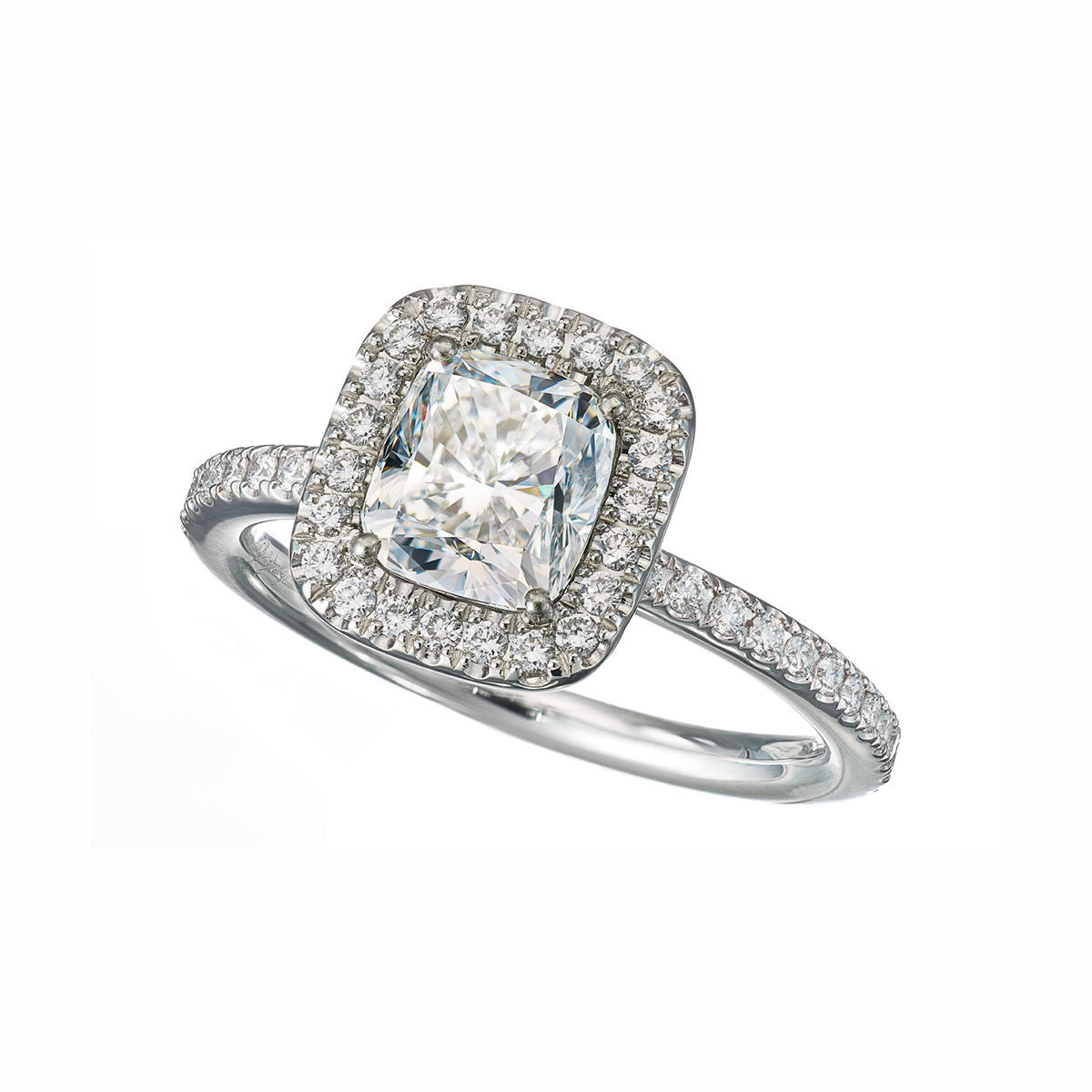 Ring White Diamonds E/VS1 1.55Cts
