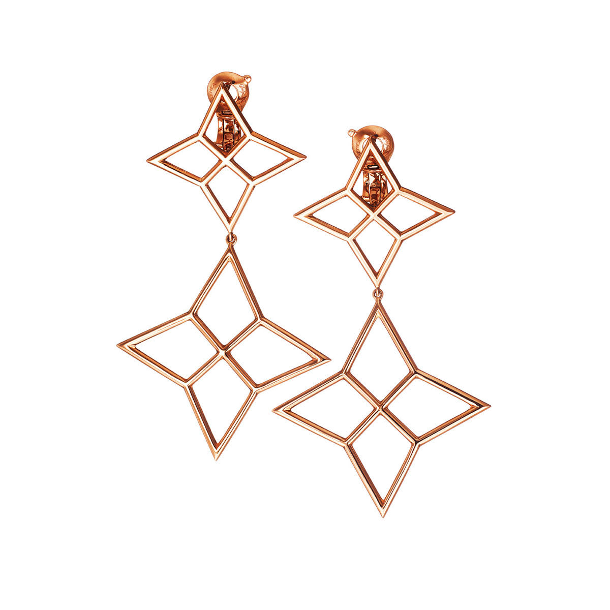 Earrings Pink Gold Small